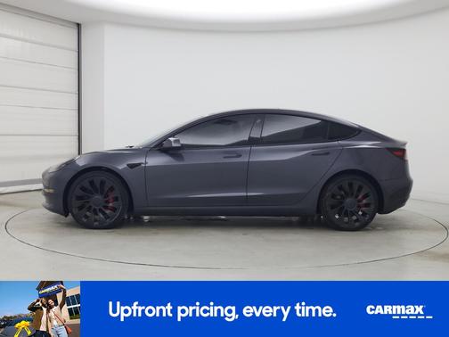 Gray 2023 Tesla Model 3 Performance