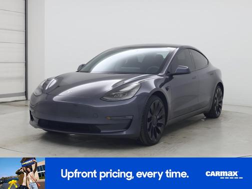 Gray 2023 Tesla Model 3 Performance