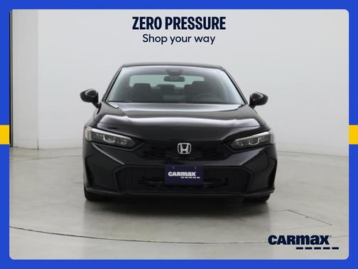 Black 2025 Honda Civic LX