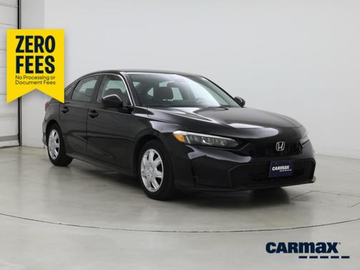 Black 2025 Honda Civic LX