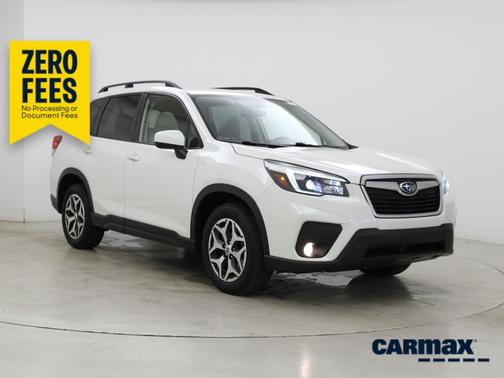 White 2021 Subaru Forester Premium