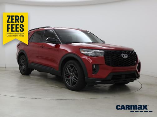 Red 2025 Ford Explorer ST