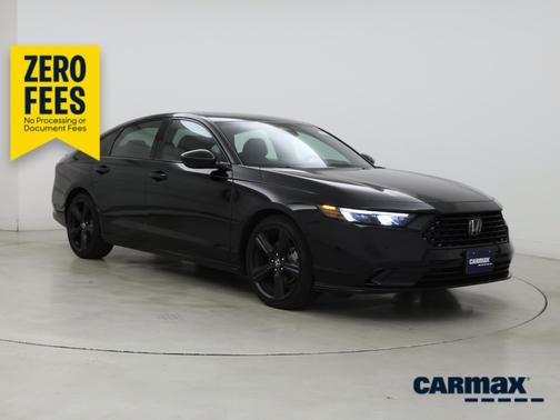 Black 2024 Honda Accord Hybrid Sport-L