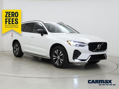 White 2024 Volvo XC60 B5 Core Dark Theme