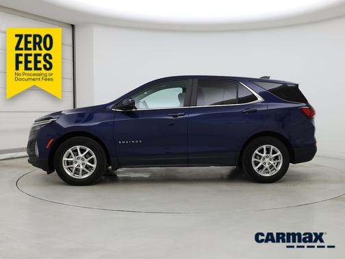Blue 2022 Chevrolet Equinox LT