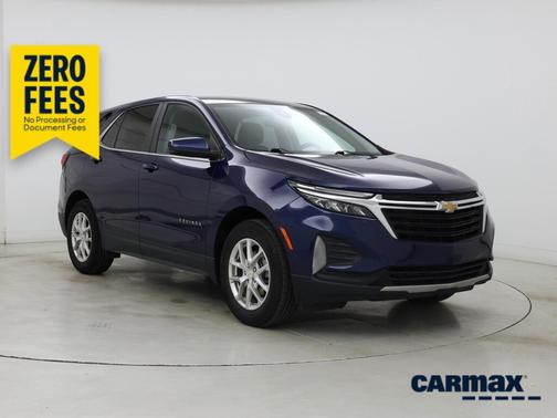 Blue 2022 Chevrolet Equinox LT