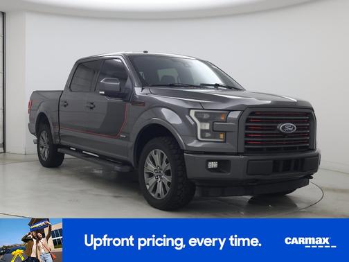 Gray 2017 Ford F-150 Lariat Truck