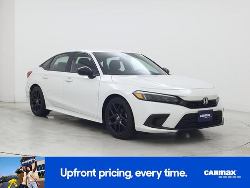 White 2022 Honda Civic Sport