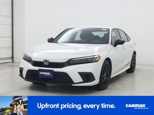 White 2022 Honda Civic Sport