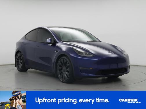 Blue 2021 Tesla Model Y Performance