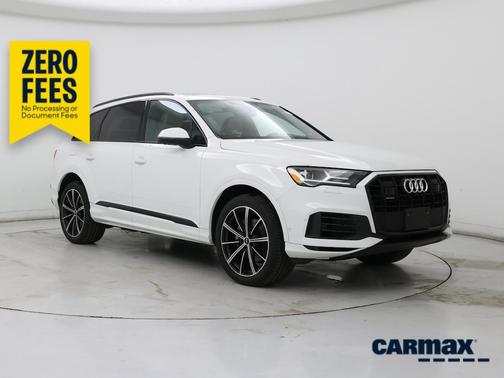 White 2022 Audi Q7 Premium Plus