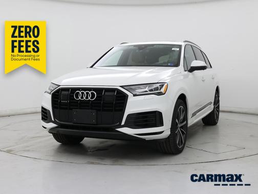 White 2022 Audi Q7 Premium Plus