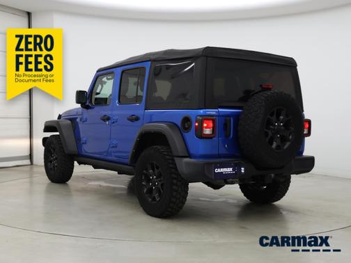 Blue 2022 Jeep Wrangler Unlimited Willys Sport