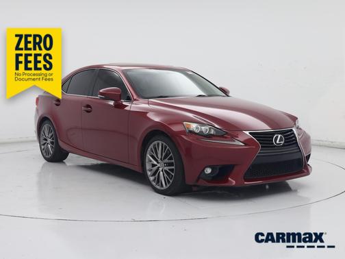 Red 2015 Lexus IS 250