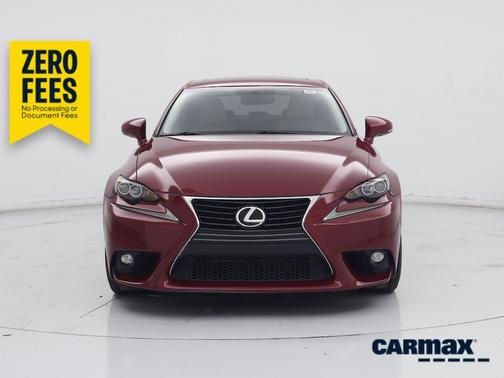 Red 2015 Lexus IS 250