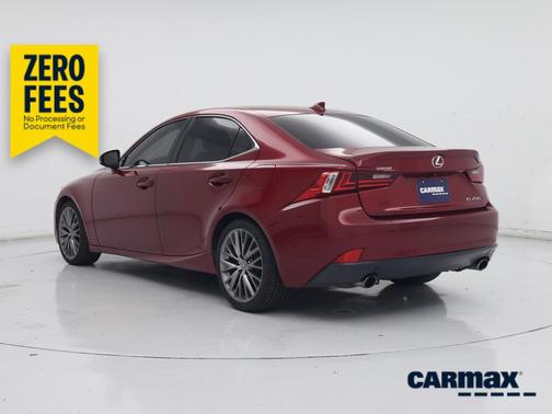Red 2015 Lexus IS 250