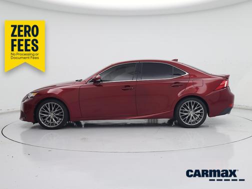Red 2015 Lexus IS 250