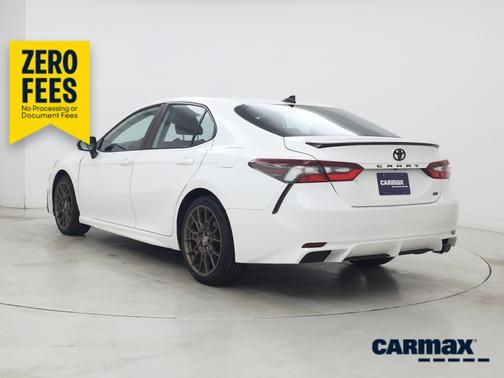 White 2023 Toyota Camry SE Night Shade