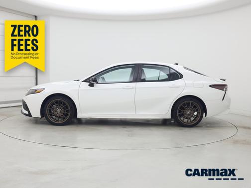 White 2023 Toyota Camry SE Night Shade