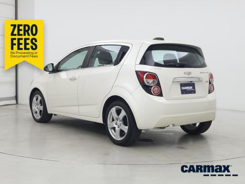 White 2015 Chevrolet Sonic LTZ