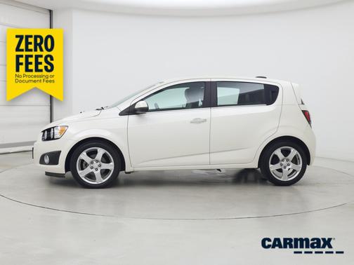 White 2015 Chevrolet Sonic LTZ