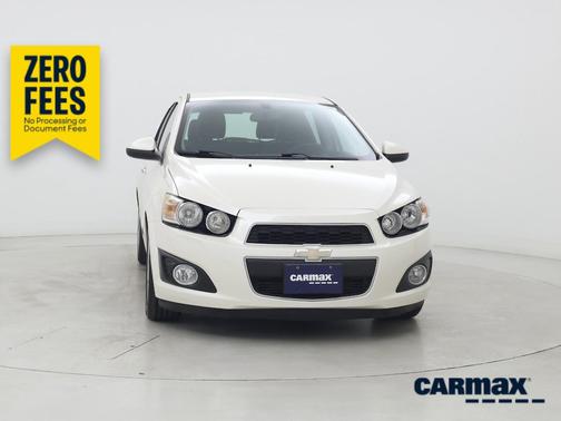 White 2015 Chevrolet Sonic LTZ