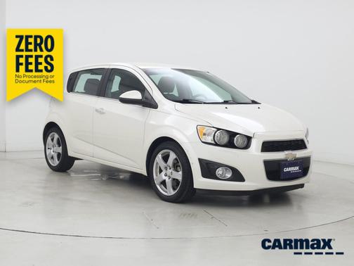 White 2015 Chevrolet Sonic LTZ