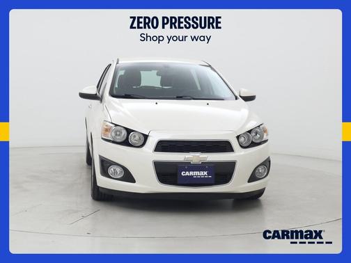 White 2015 Chevrolet Sonic LTZ