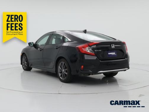 Black 2021 Honda Civic EX-L