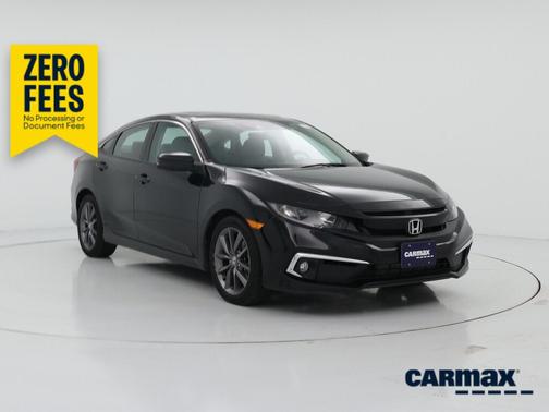 Black 2021 Honda Civic EX-L