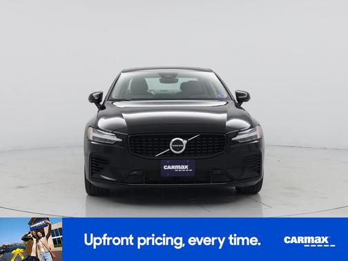 Black 2023 Volvo S60 Recharge Plug-In Hybrid T8 Plus Dark Theme