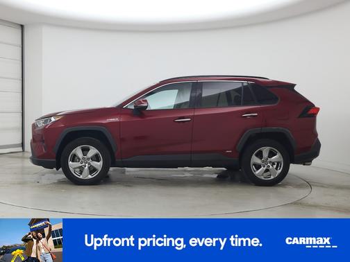Red 2020 Toyota RAV4 Hybrid Limited