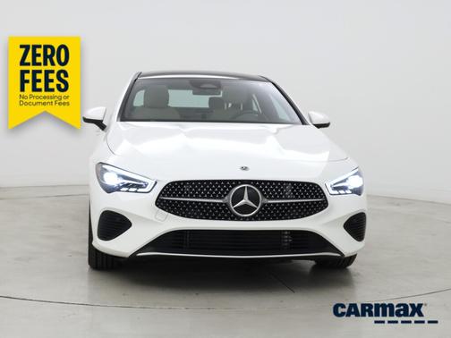 White 2025 Mercedes-Benz CLA 250
