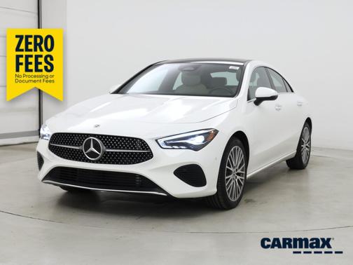 White 2025 Mercedes-Benz CLA 250
