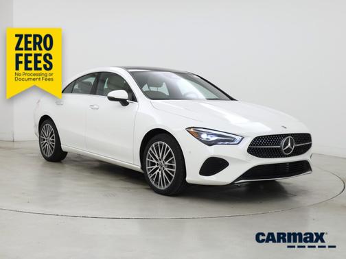 White 2025 Mercedes-Benz CLA 250