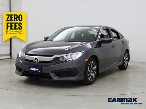 Gray 2017 Honda Civic EX