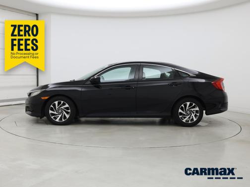 Black 2016 Honda Civic EX