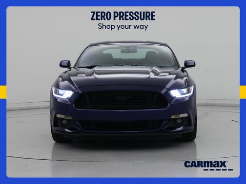 Blue 2015 Ford Mustang GT