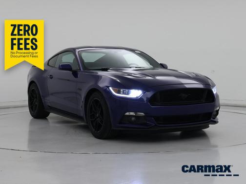 Blue 2015 Ford Mustang GT
