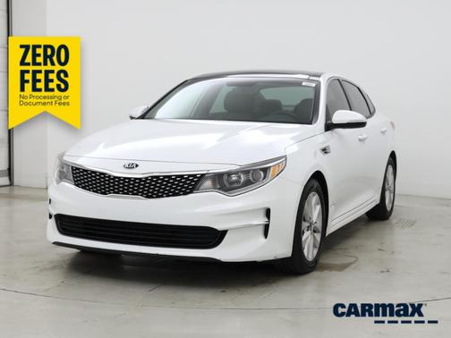 White 2018 Kia Optima EX