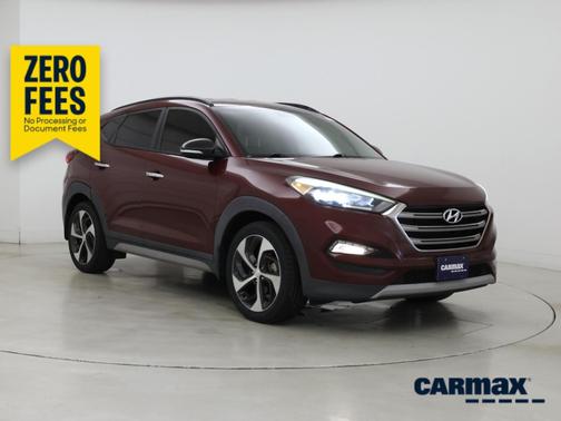 Burgundy 2017 Hyundai TUCSON Limited