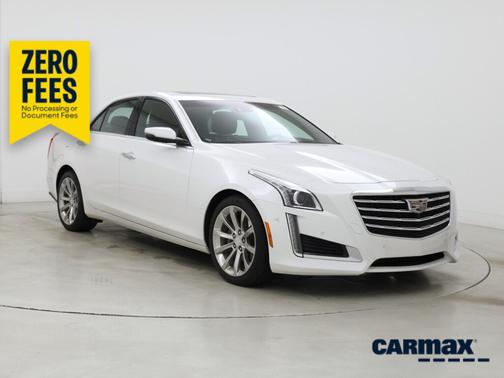 White 2017 Cadillac CTS Premium Luxury