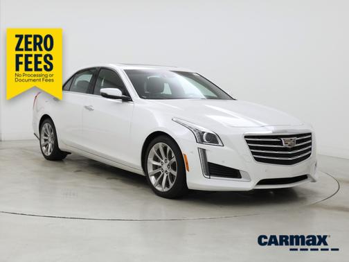 White 2017 Cadillac CTS Premium Luxury