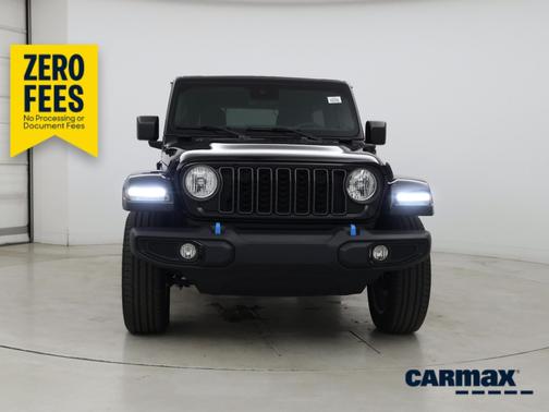 Black 2024 Jeep Wrangler 4xe Sport S
