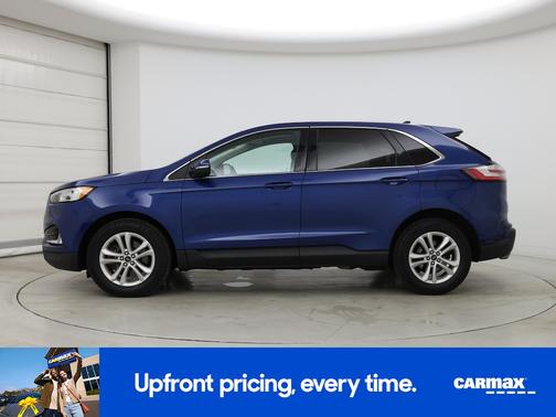 Blue 2020 Ford Edge SEL
