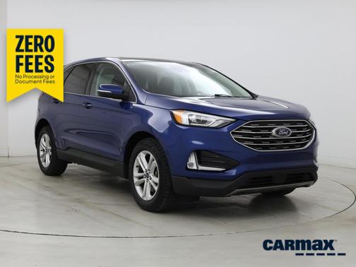 Blue 2020 Ford Edge SEL
