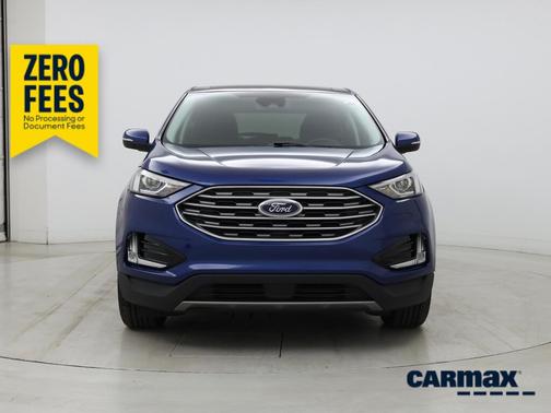 Blue 2020 Ford Edge SEL