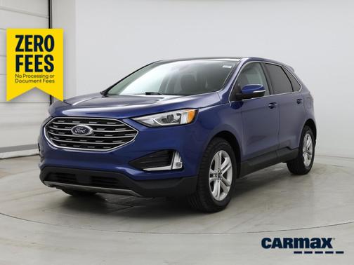 Blue 2020 Ford Edge SEL