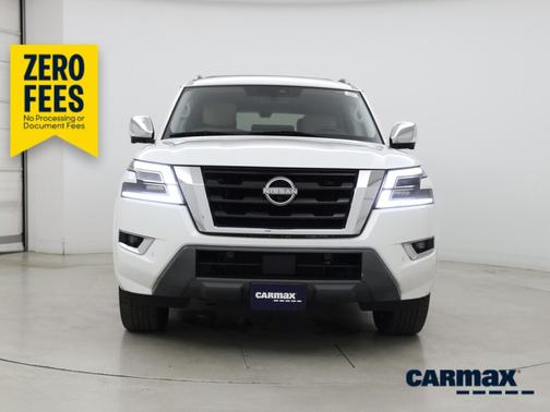White 2022 Nissan Armada Platinum