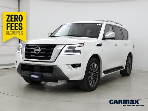 White 2022 Nissan Armada Platinum